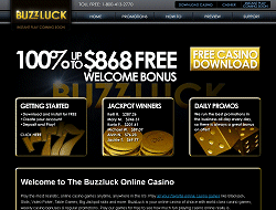 BUZZLUCK CASINO: No Deposit Gambling Casino Bonuses for March 29, 2024